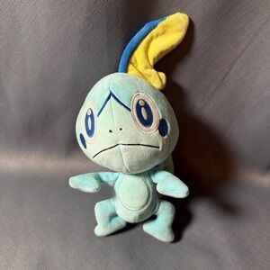Pokemon Wicked Cool Toys Sobble Plush Stuffed Toy Blue Yellow